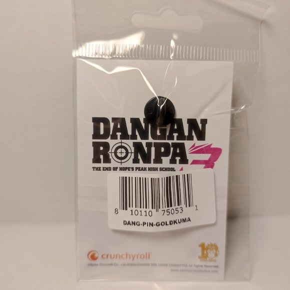 Danganronpa Monokuma Golden Series Lapel Pin - Picture 2 of 3